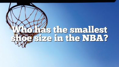Who has the smallest shoe size in the NBA?