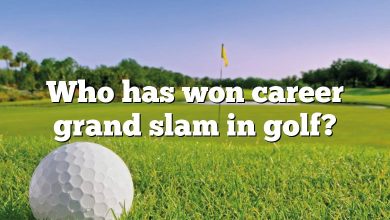 Who has won career grand slam in golf?