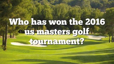 Who has won the 2016 us masters golf tournament?