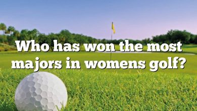 Who has won the most majors in womens golf?