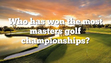 Who has won the most masters golf championships?