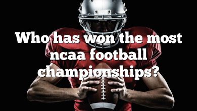 Who has won the most ncaa football championships?