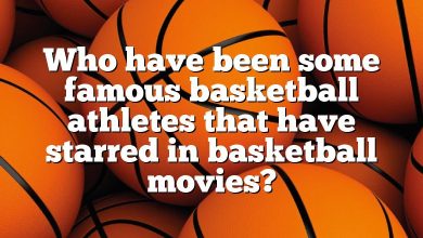 Who have been some famous basketball athletes that have starred in basketball movies?