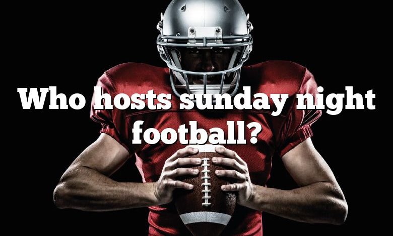 Who hosts sunday night football?