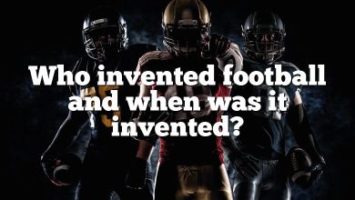 Who invented football and when was it invented?