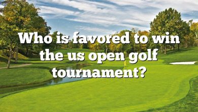 Who is favored to win the us open golf tournament?