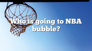 Who is going to NBA bubble?