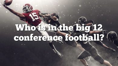 Who is in the big 12 conference football?