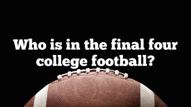 Who is in the final four college football?