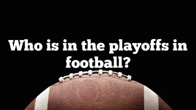 Who is in the playoffs in football?