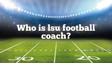 Who is lsu football coach?