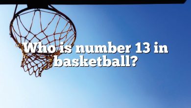 Who is number 13 in basketball?