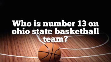 Who is number 13 on ohio state basketball team?