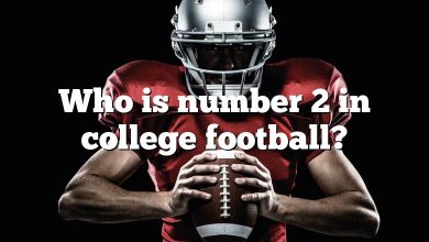 Who is number 2 in college football?