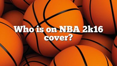 Who is on NBA 2k16 cover?