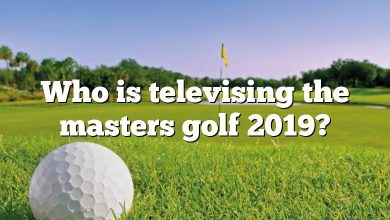 Who is televising the masters golf 2019?