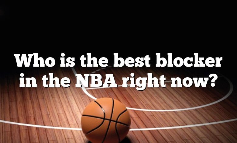 Who is the best blocker in the NBA right now?