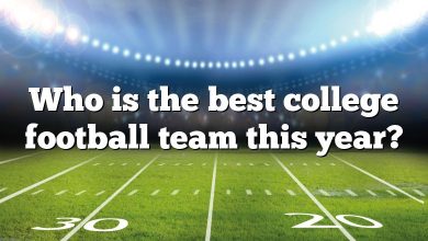 Who is the best college football team this year?