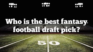 Who is the best fantasy football draft pick?