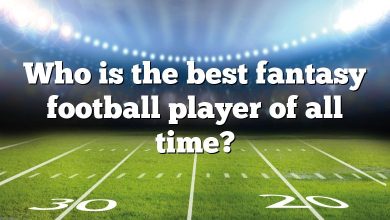 Who is the best fantasy football player of all time?