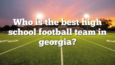 Who is the best high school football team in georgia?