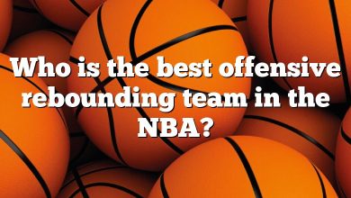 Who is the best offensive rebounding team in the NBA?