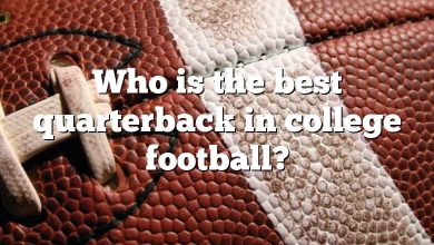 Who is the best quarterback in college football?