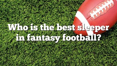 Who is the best sleeper in fantasy football?
