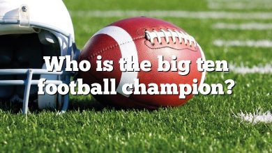 Who is the big ten football champion?