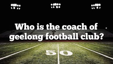 Who is the coach of geelong football club?