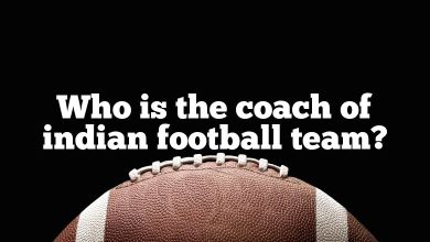 Who is the coach of indian football team?