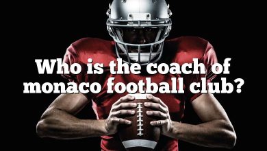 Who is the coach of monaco football club?
