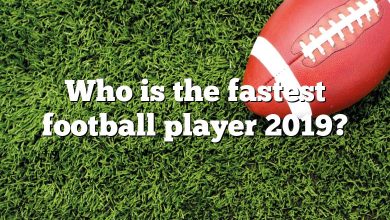 Who is the fastest football player 2019?