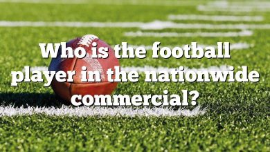 Who is the football player in the nationwide commercial?