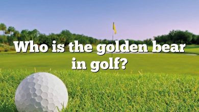 Who is the golden bear in golf?