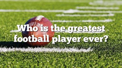 Who is the greatest football player ever?