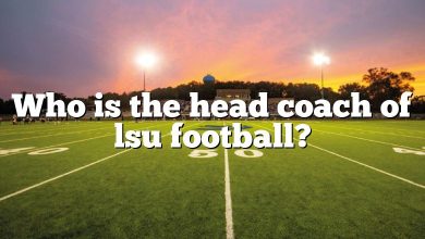 Who is the head coach of lsu football?