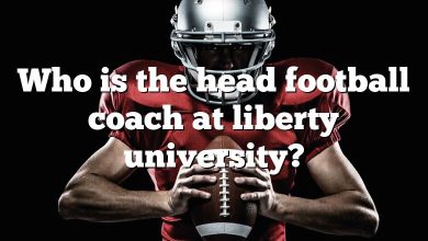 Who is the head football coach at liberty university?