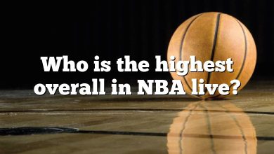 Who is the highest overall in NBA live?