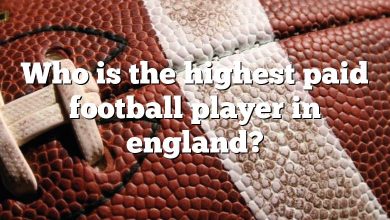 Who is the highest paid football player in england?