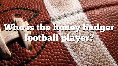 Who is the honey badger football player?