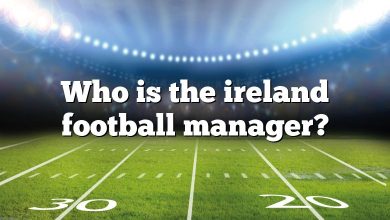 Who is the ireland football manager?