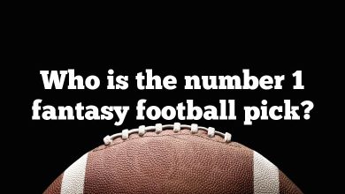 Who is the number 1 fantasy football pick?