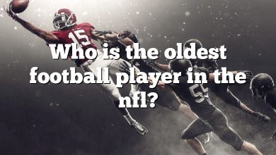 Who is the oldest football player in the nfl?