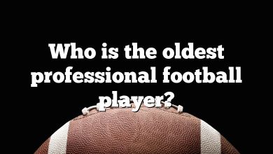 Who is the oldest professional football player?