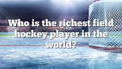 Who is the richest field hockey player in the world?