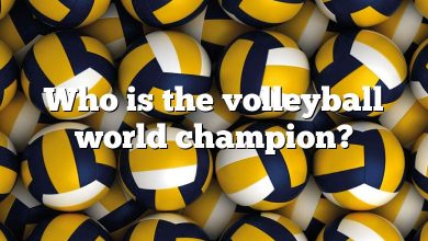 Who is the volleyball world champion?