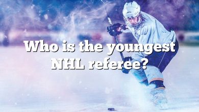 Who is the youngest NHL referee?