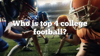 Who is top 4 college football?