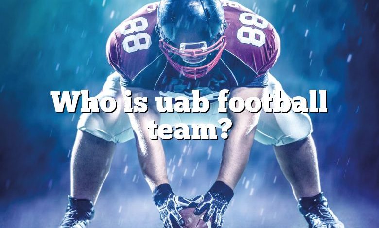 Who is uab football team?